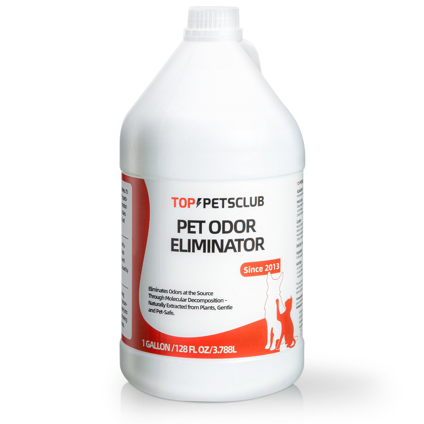 TOPPETSCLUB Pet Odor Eliminator for Strong Odor, Pet Stain Remover for carpet, Ready to Use Dog & Cat Urine Odor Eliminator Spray - Used in House,Clothing,Furniture and Cars